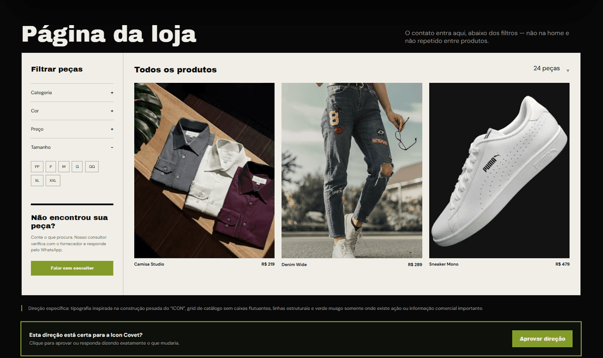 Camisas — explore roupas