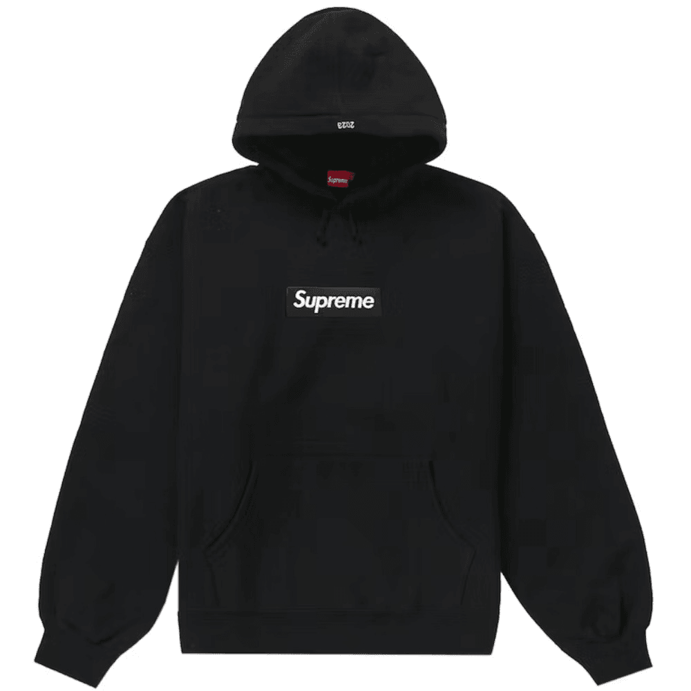 Moletom Supreme preto — foto de exemplo enviada pelo usuário